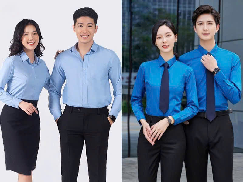 Áo sơ mi đồng phục Công Ty DV Ngọc Lốp Ô Tô