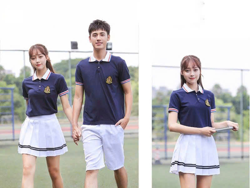 Áo thun đồng phục học sinh Trung tâm Anh Ngữ Vươn Cao